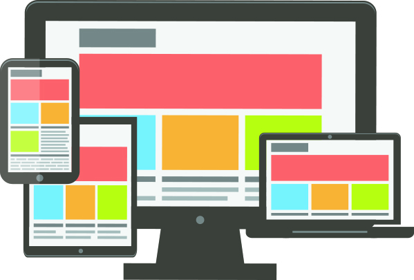 responsive devices vector